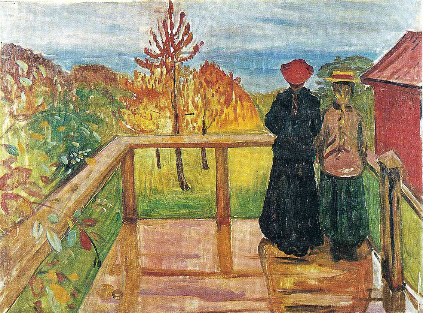 Эдвард Мунк. "Дождь". 1902. Национальная художественная галерея, Осло.