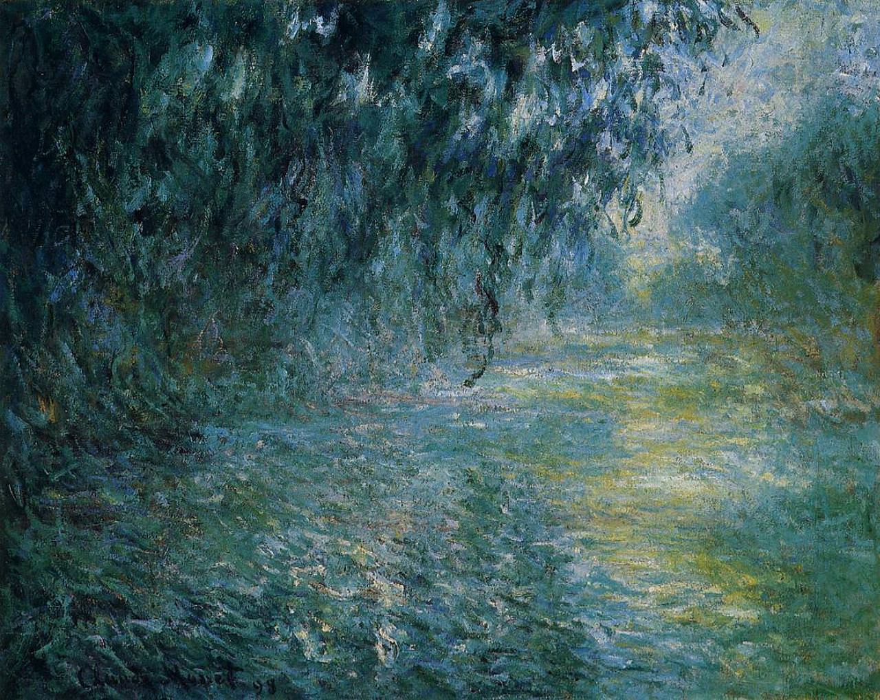 Клод Моне. "Утро на Сене под дождём". 1897.