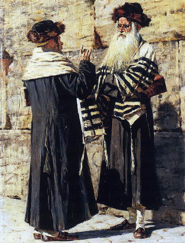 Василий Васильевич Верещагин. "Два еврея". 1883-1884.