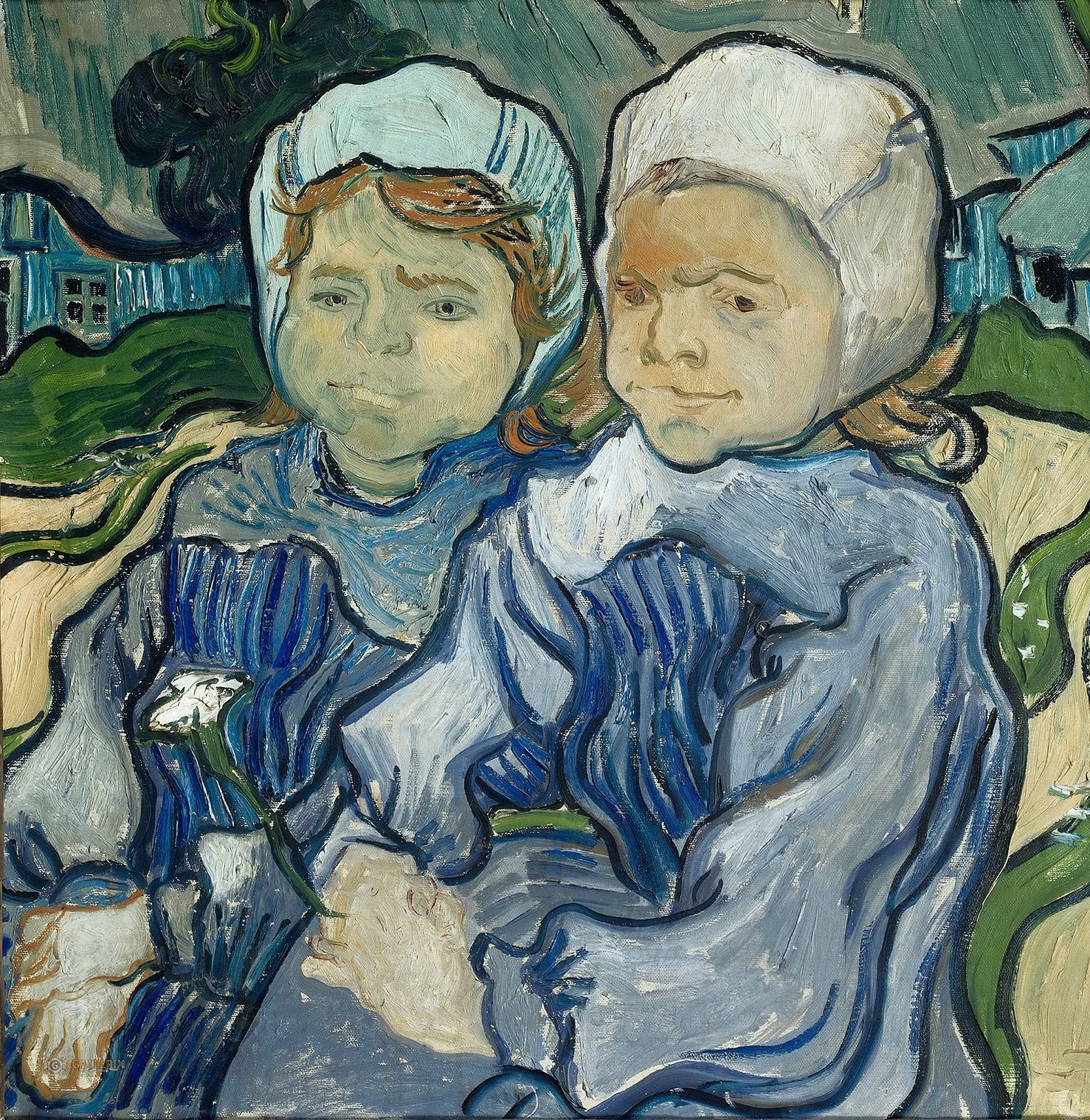 Винсент Ван Гог. "Два ребёнка". 1890. Музей Орсе, Париж.