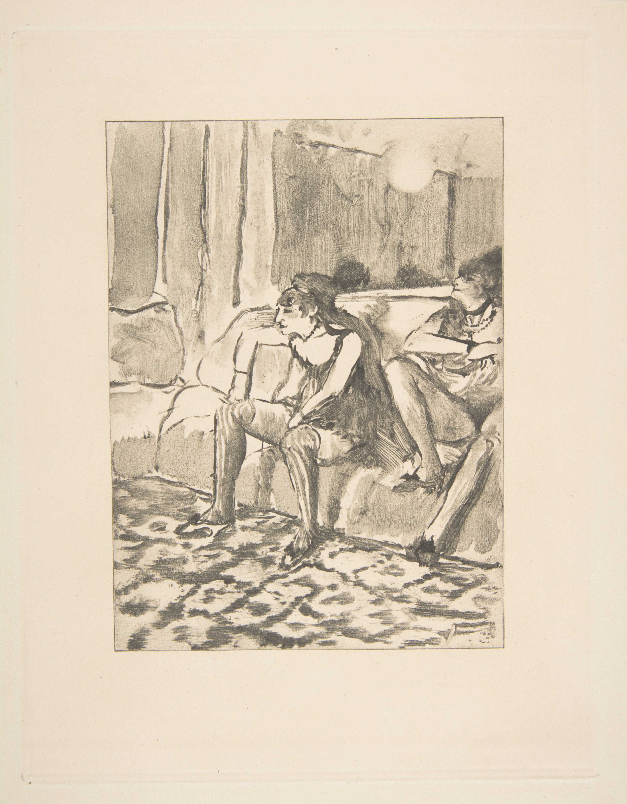 Эдгар Дега. "Две проститутки". Около 1878-1879.