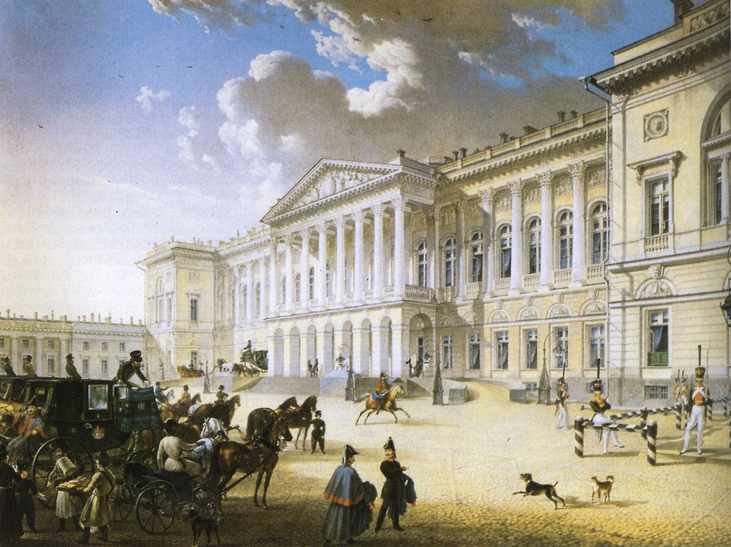 Карл Петрович Беггров. "Михайловский дворец". 1832.