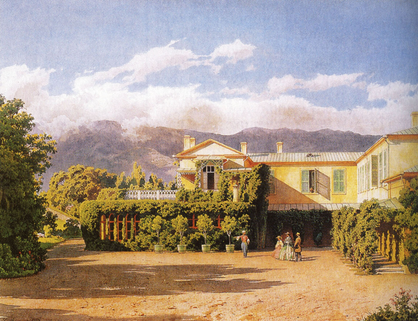 луиджи Премацци. "Дворец в Бахчисарае". 1861.