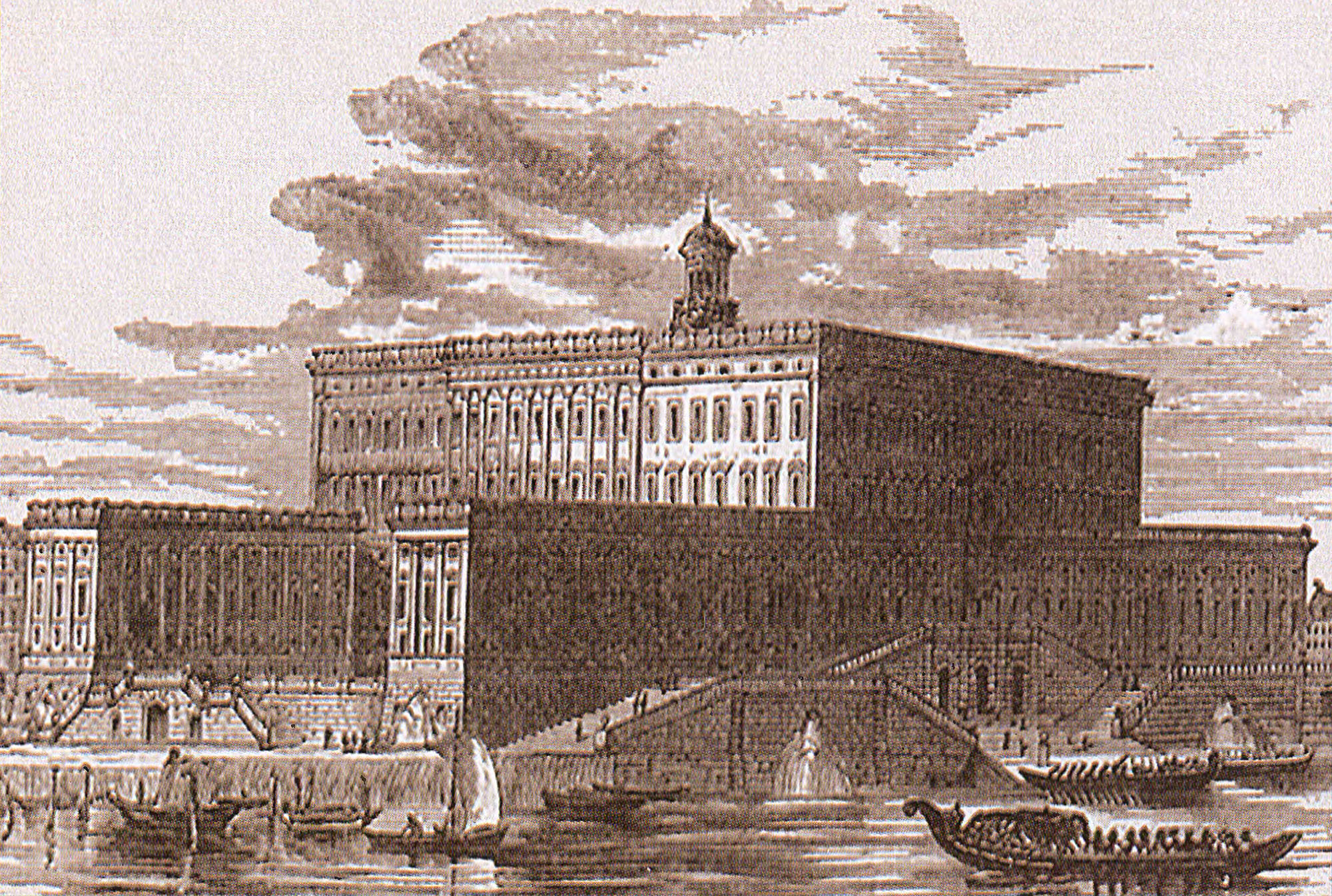 "Королевский дворец в Стокгольме". 1883.