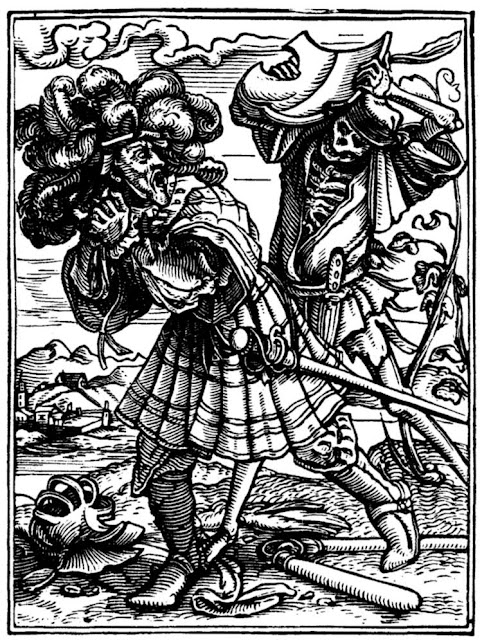 Ганс Гольбейн Младший. "Граф". Серия "Пляска смерти". 1526.
