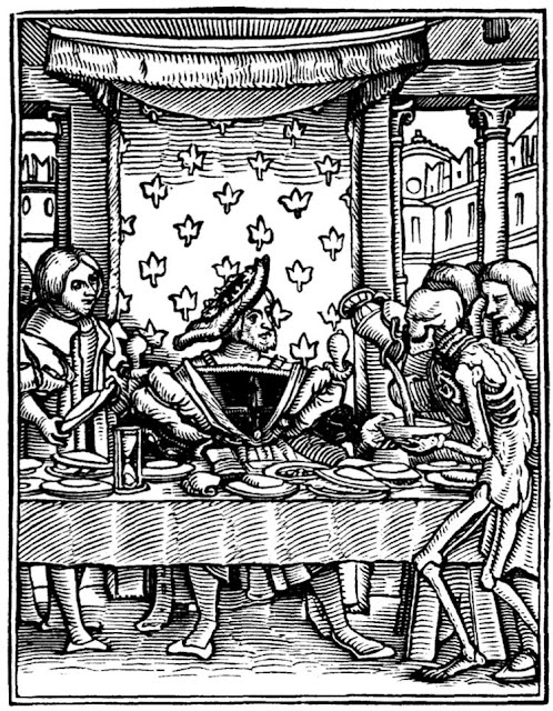 Ганс Гольбейн Младший. "Король". Серия "Пляска смерти". 1526.