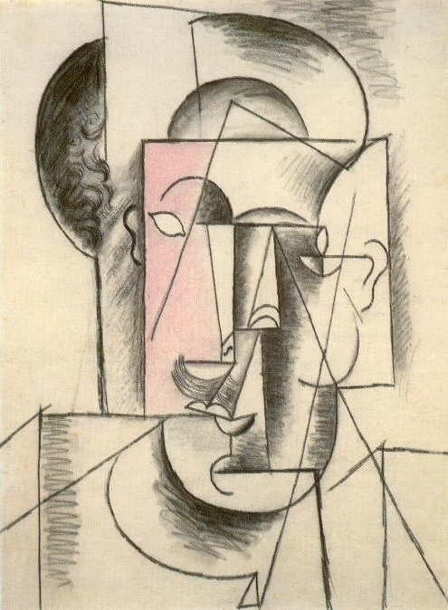 Пабло Пикассо. "Голова мужчины". 1912.