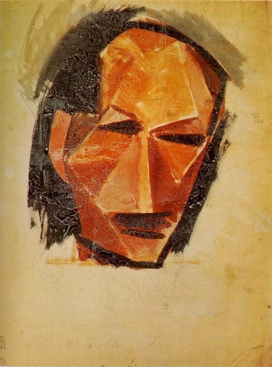 Пабло Пикассо. "Голова мужчины". 1920.