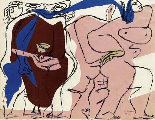 Пабло Пикассо. "Голова мужчины". 1963.