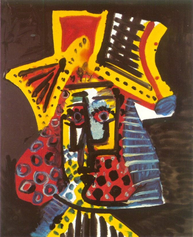 Пабло Пикассо. "Голова мужчины". 1971.