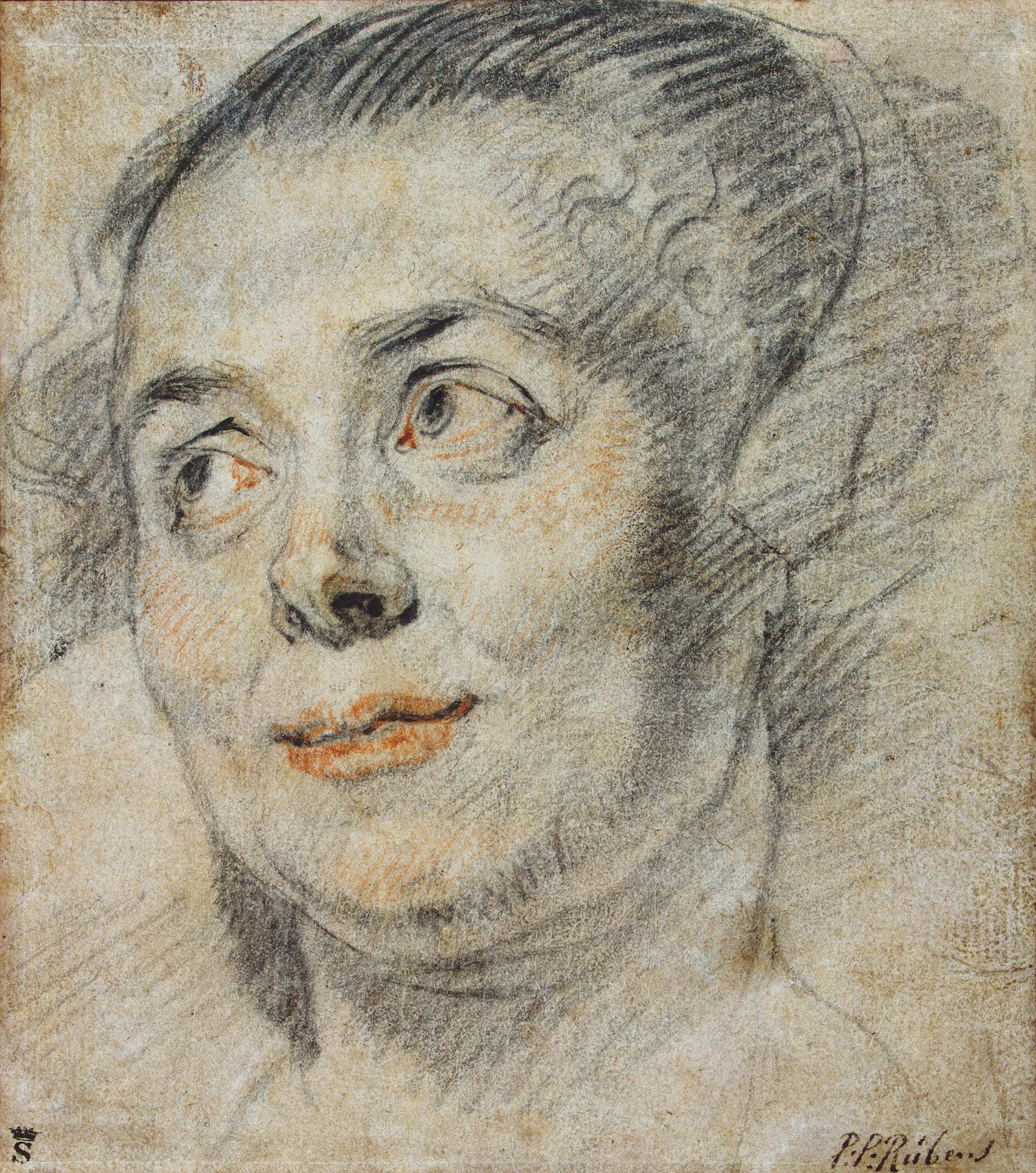 Питер Пауль Рубенс. "Этюд женской головы". 1630-е.