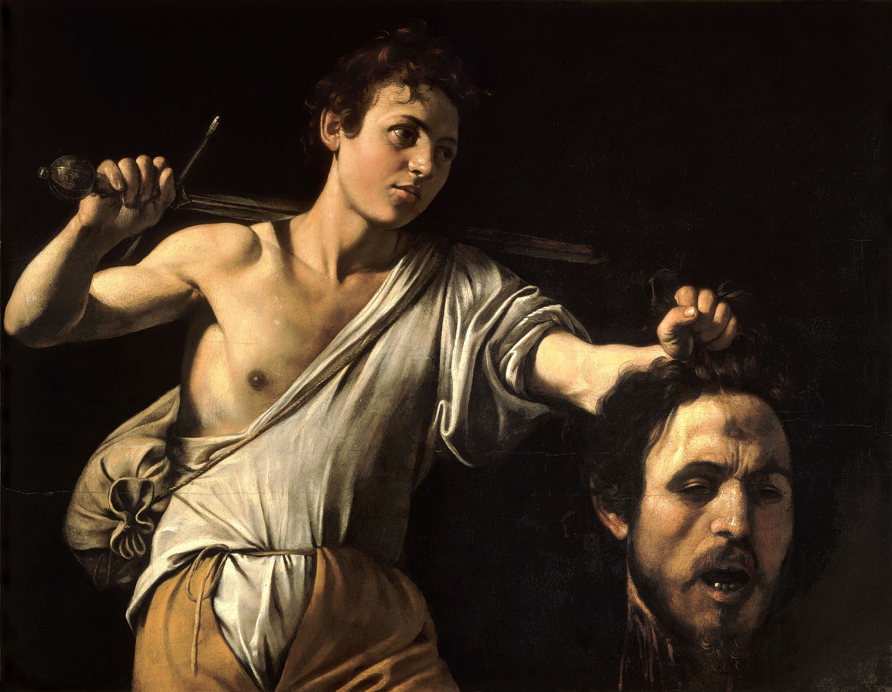 Микеланджело Меризи да Караваджо. "Давид с головой Голиафа".