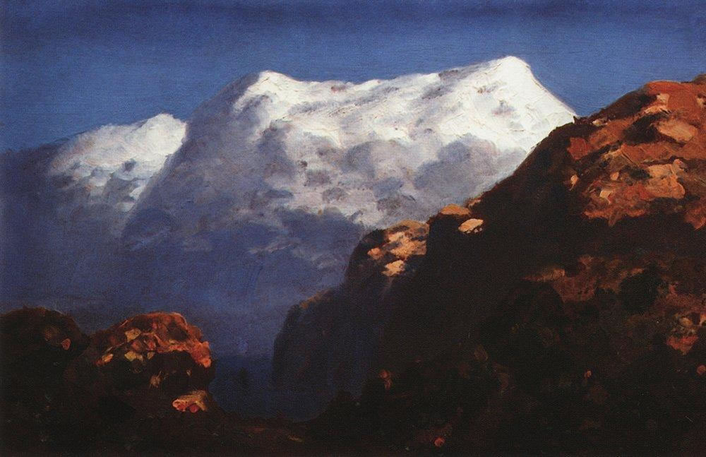 А. Куинджи. Горы. 1890-1895.