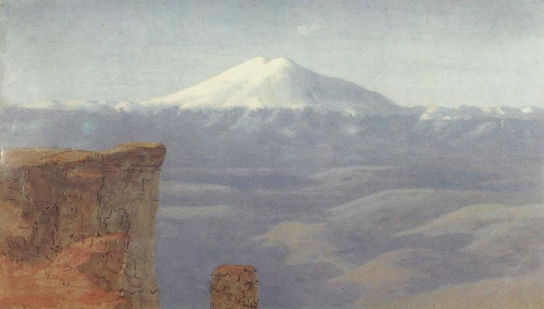 А. Куинджи. Туман в горах. Кавказ. 1898-1908.