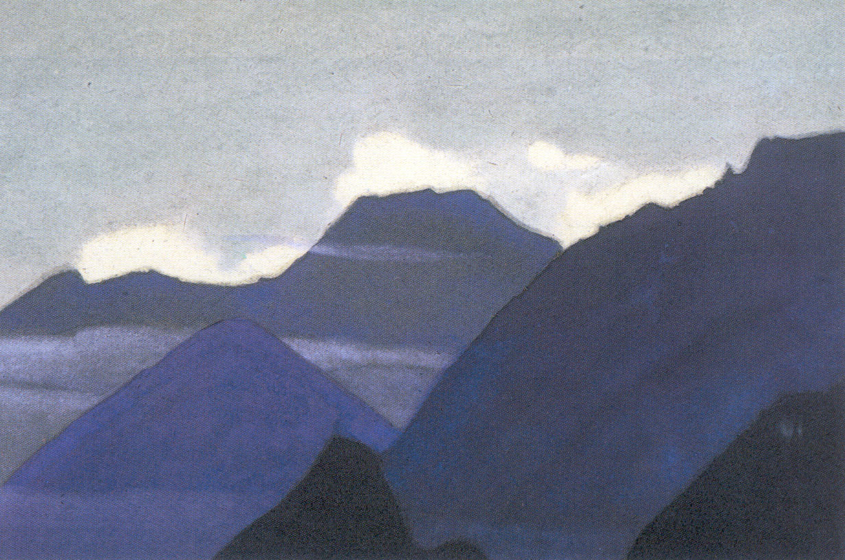Н. Рерих. Кулута (Горы перед рассветом). 1935.
