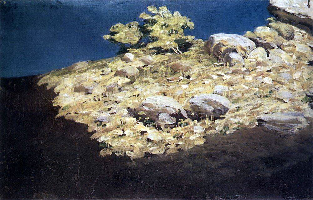 А. Куинджи. Горный склон. Крым. 1885-1890.