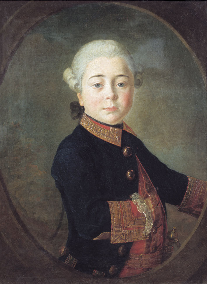 Кирилл Головачевский. Портрет графа Николая дмитриевича Матюшкина в детстве. 1763.