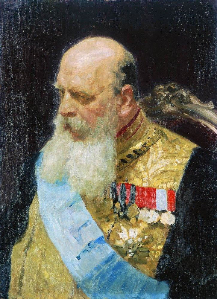 Илья Репин. Портрет графа Д. М. Сольского. 1903.