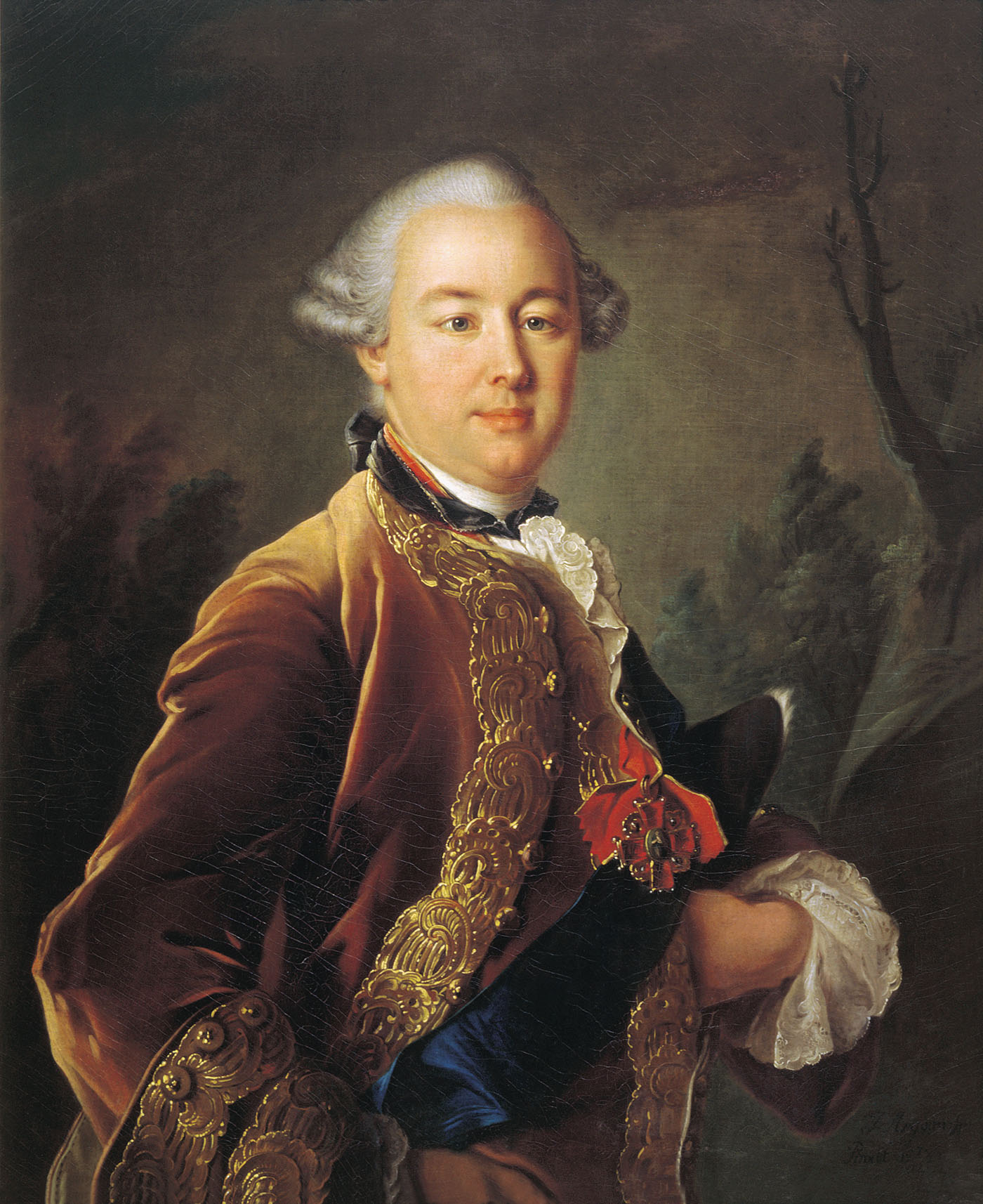 Иван Аргунов. Портрет графа Петра Борисовича Шереметева. 1760.