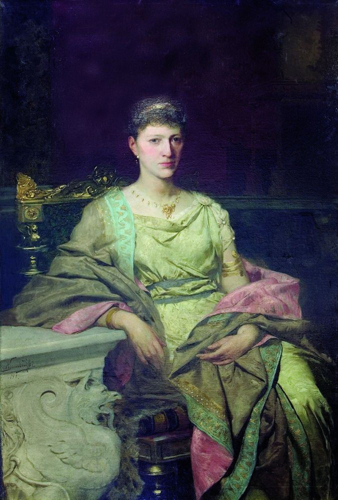 Генрих Семирадский. Портрет графини Тышкевич. 1889.