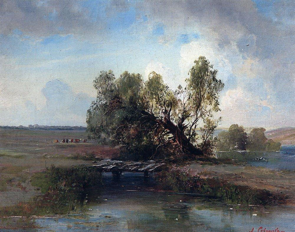 Алексей Саврасов. После грозы. 1870-е.                                          .