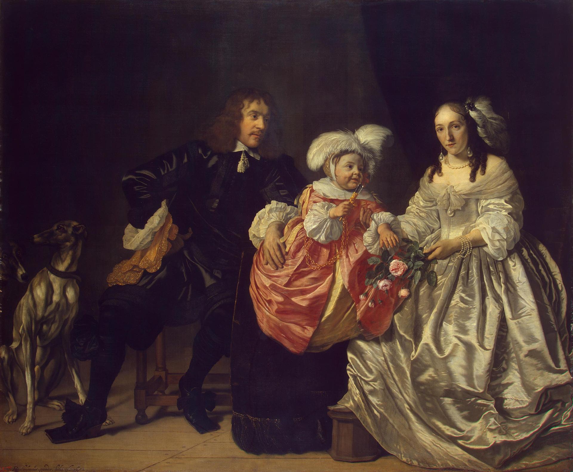 Бартоломеус ван дер Хелст. "Семейный портрет". 1642.
