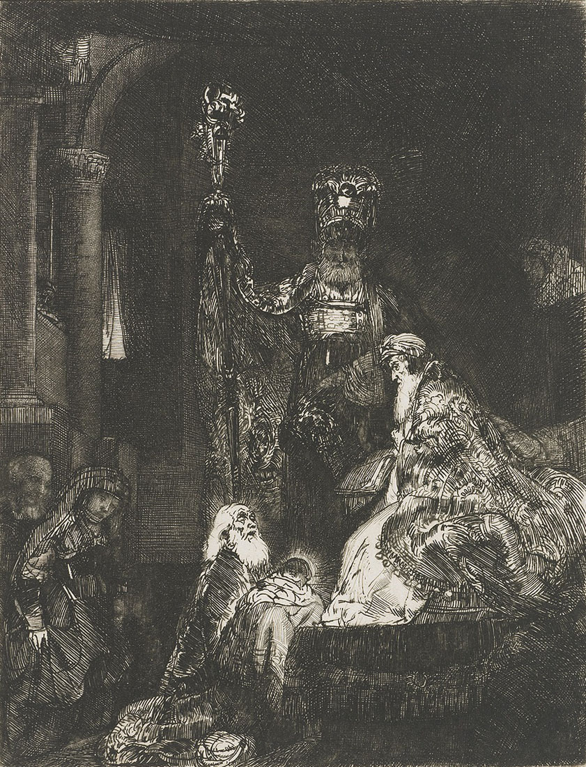 Рембрандт Харменс ван Рейн. Принесение во храм. 1654.