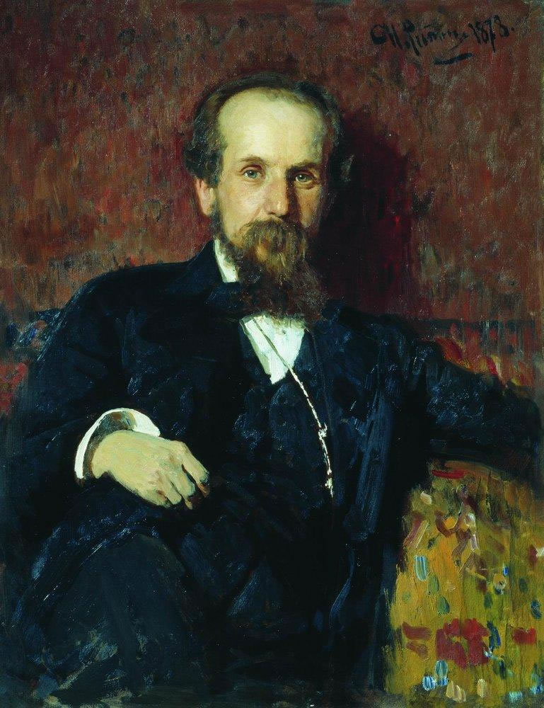 И. Репин. Портрет художника П. П. Чистякова. 1878.