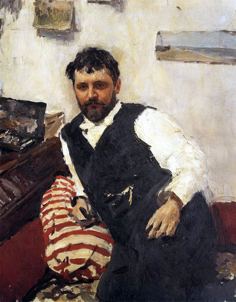В. Серов. Портрет художника К. А. Коровина. 1891.