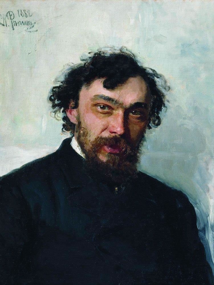 И. Репин. Портрет художника И. П. Похитонова. 1882.