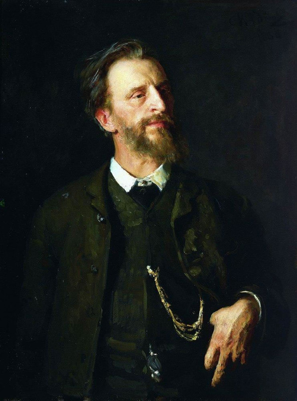 И. Репин. Портрет художника Г. Г. мясоедова. 1884, 1886.