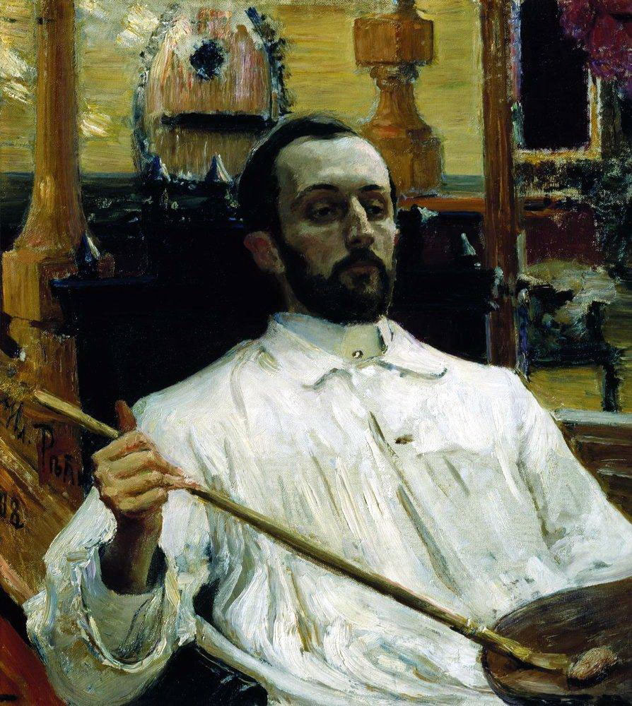 И. Репин. Портрет художника Д. Н. кардовского. 1896-1897.