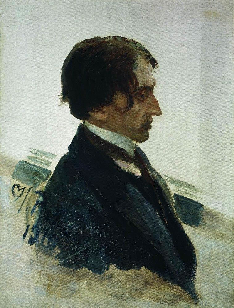 И. Репин. Портрет художника И. И. Бродского. 1910.