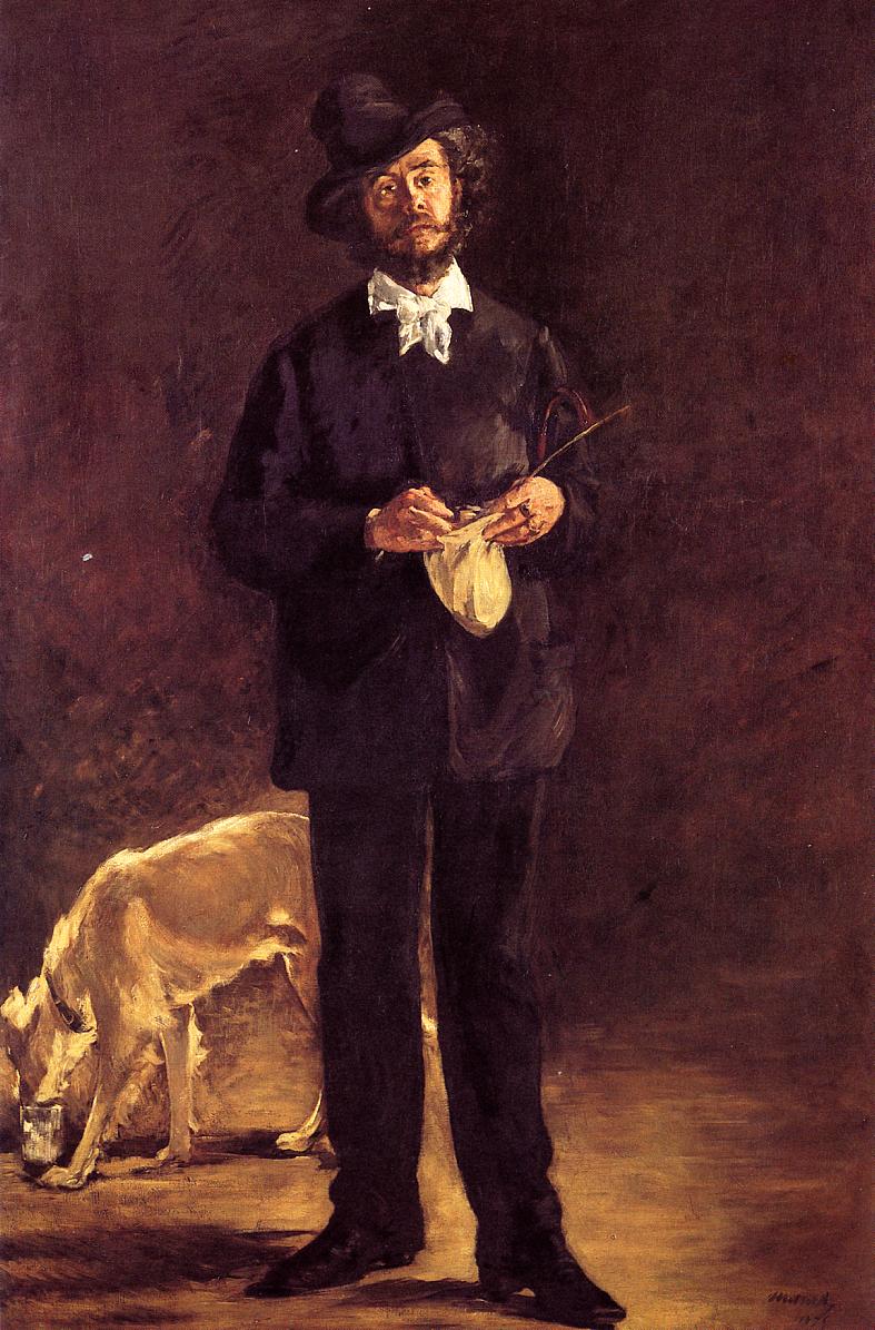 Эдуард Мане. Портрет художника Марселена дебутена. 1875.