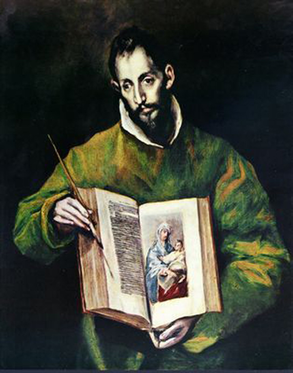 Эль Греко. Евангелист Лука в виде художника.