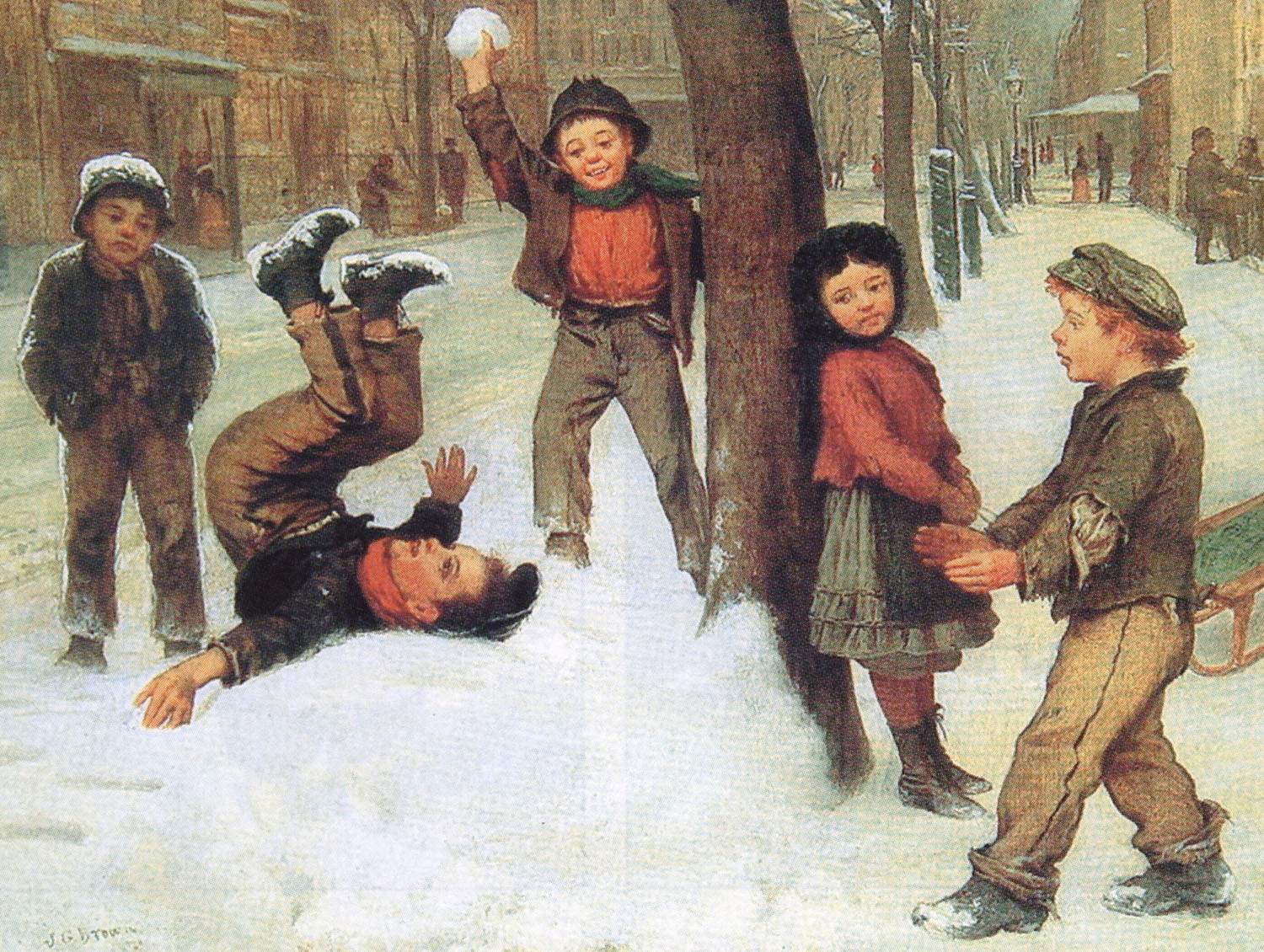 Джон Браун. Зимние игры. 1871.