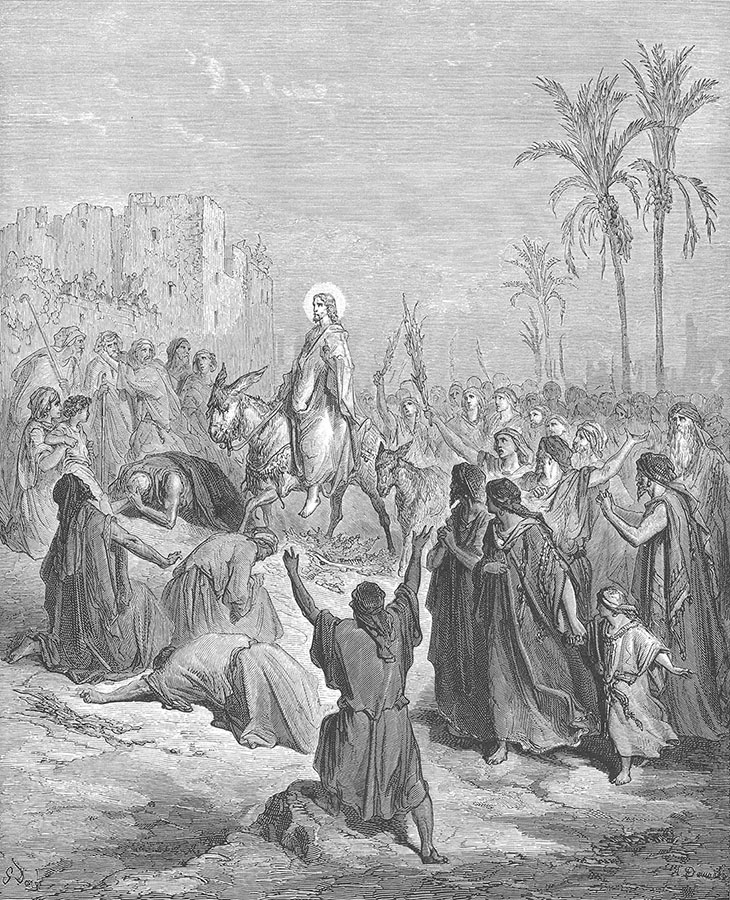 Гюстав Доре. "Вход Иисуса в Иерусалим".