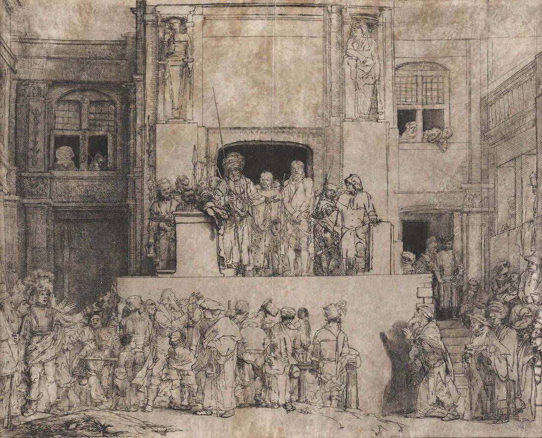 Рембрандт Харменс ван Рейн. "Ecce Homo" (Се человек)№. 1655.
