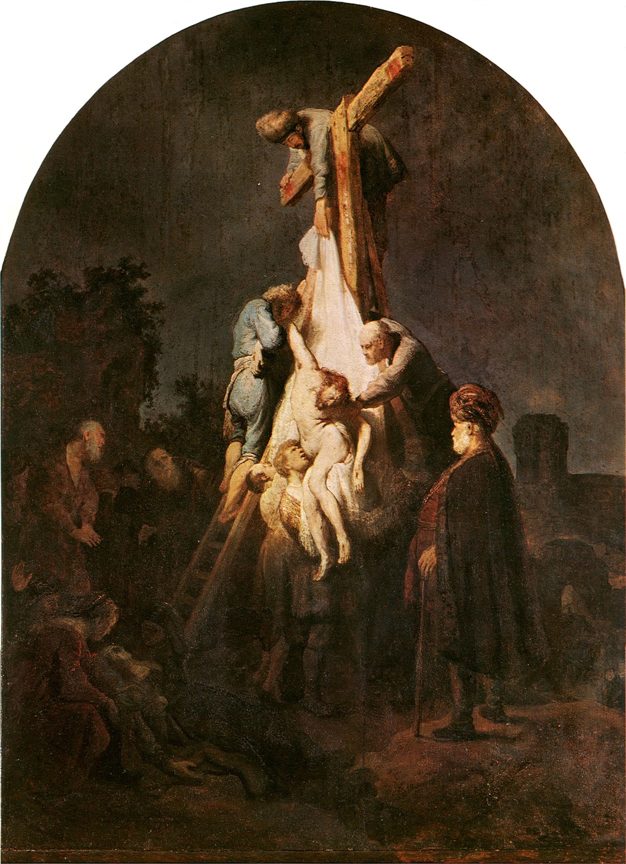 Рембрандт Харменс ван Рейн. "Снятие с креста". 1633. Старая пинакотека, Мюнхен.