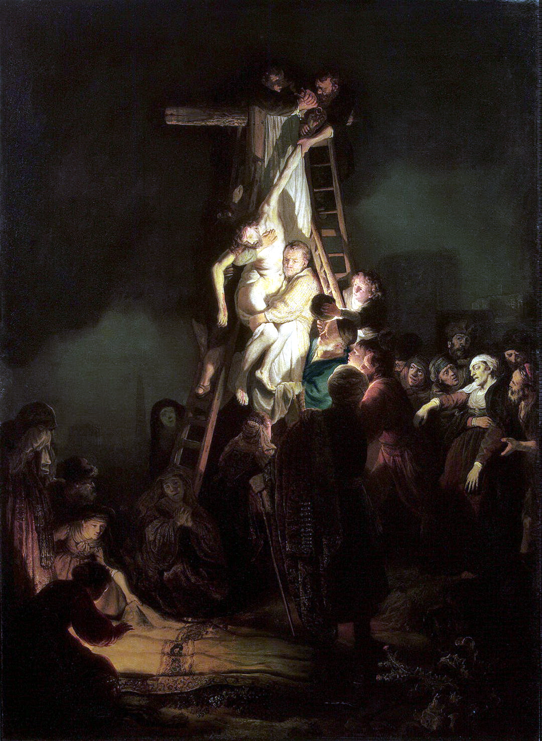 Рембрандт Харменс ван Рейн. "Снятие с креста". 1634. Эрмитаж, Санкт-Петербург.