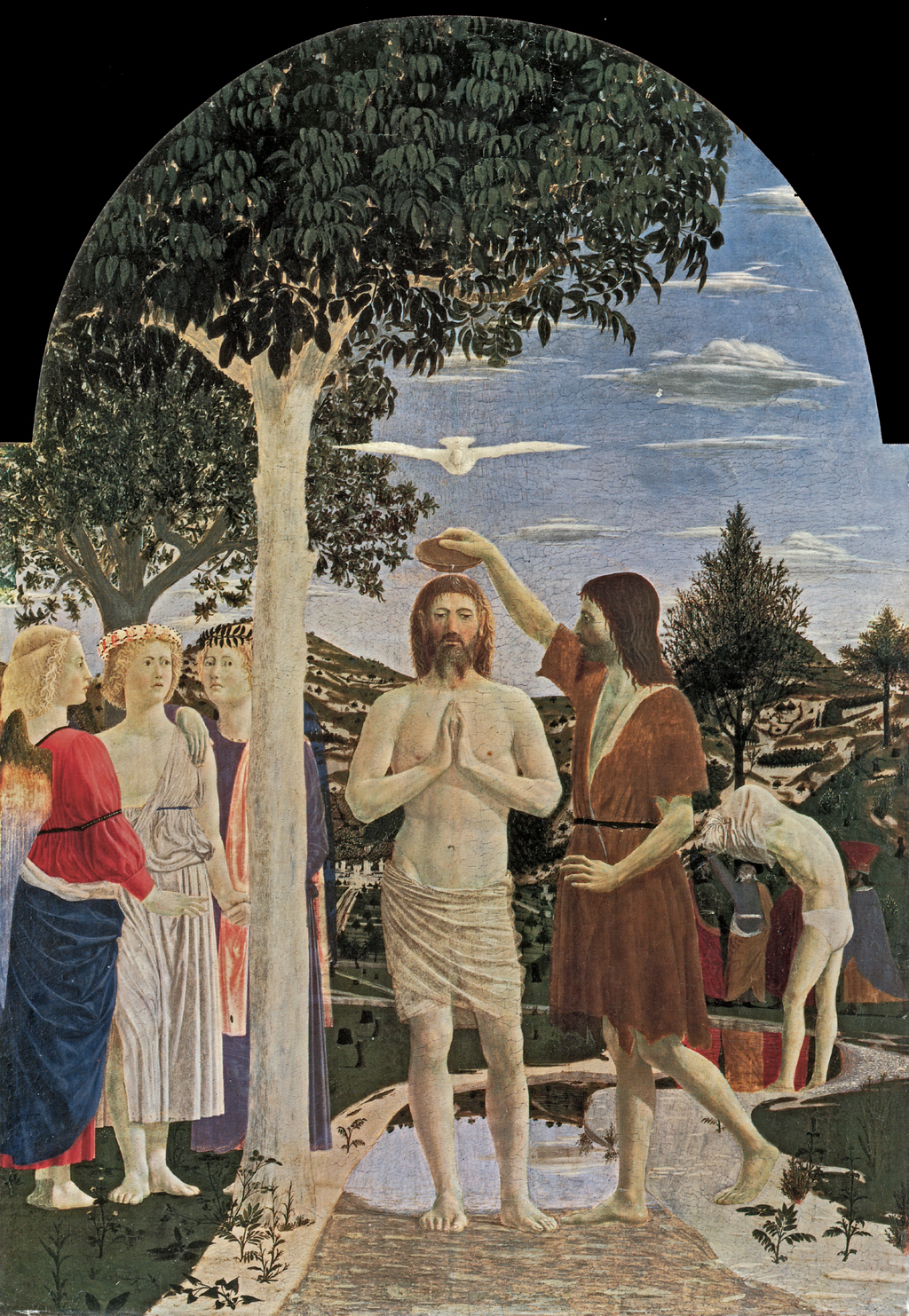 П. делла Франческа. Крещение Христа.                                             .