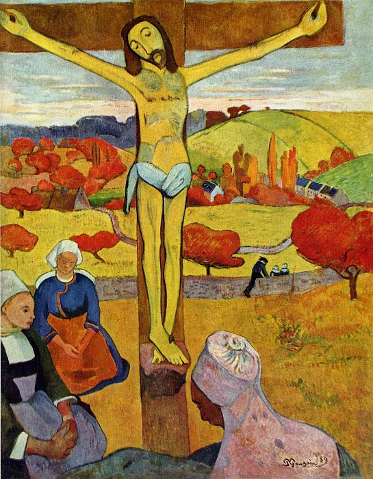 Поль Гоген. "Жёлтый Христос". 1889. Художественная галерея Олбрайт-Нокс, Буффало.