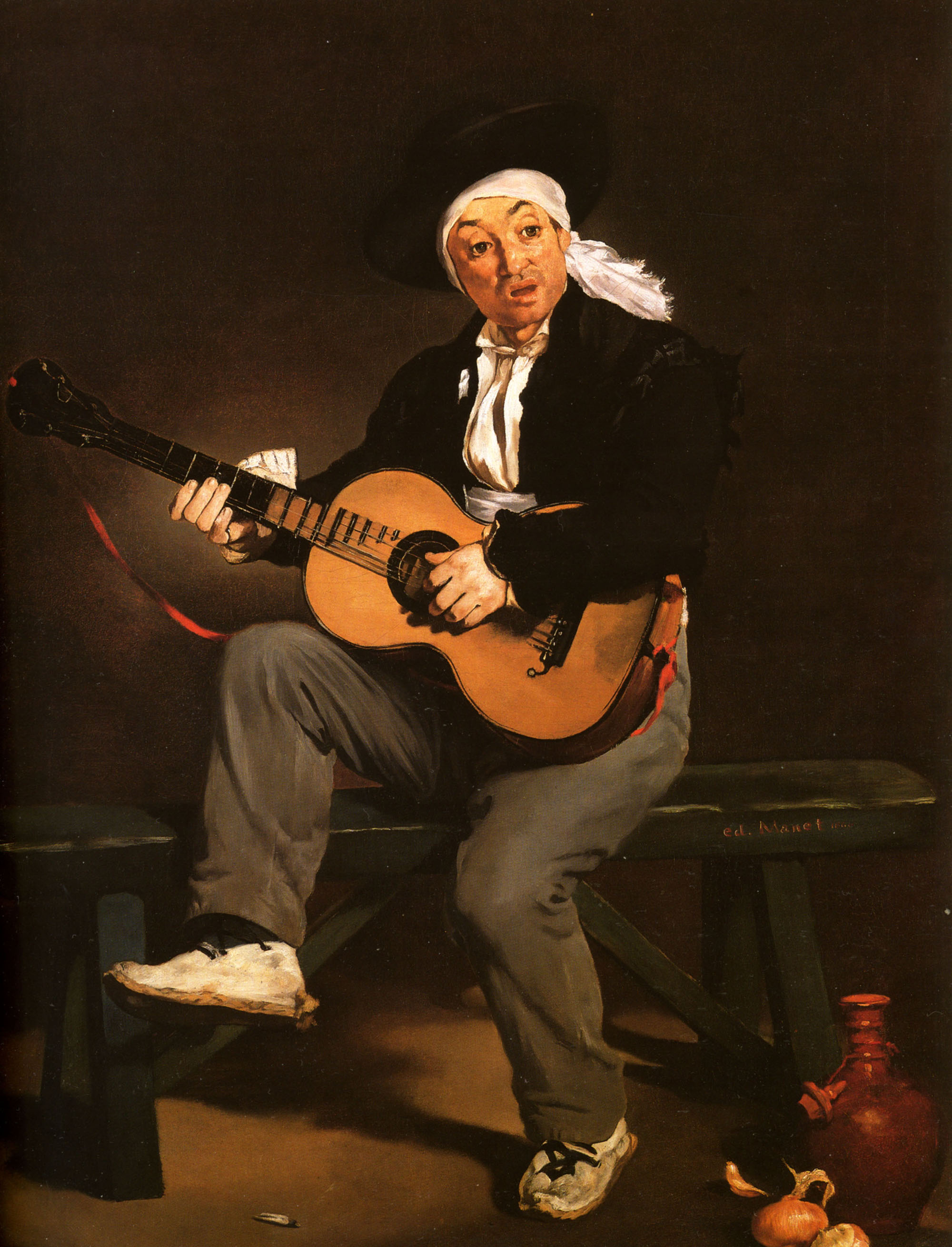 Эдуард Мане. "Испанский гитарист". 1861. Музей Метрополитен, Нью-Йорк.
