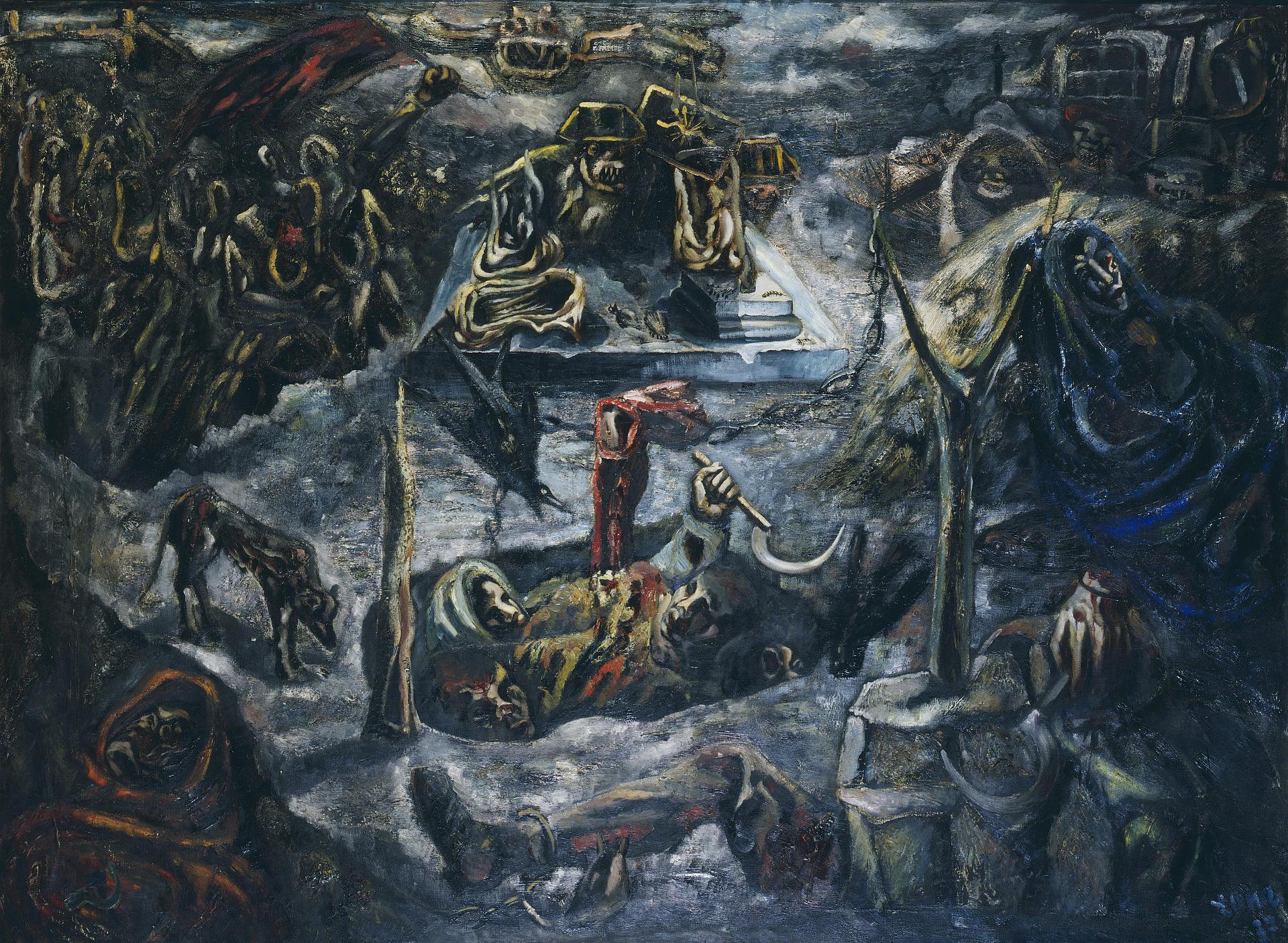 Антонио Родригес луна. "Гражданская война в Испании". 1937.