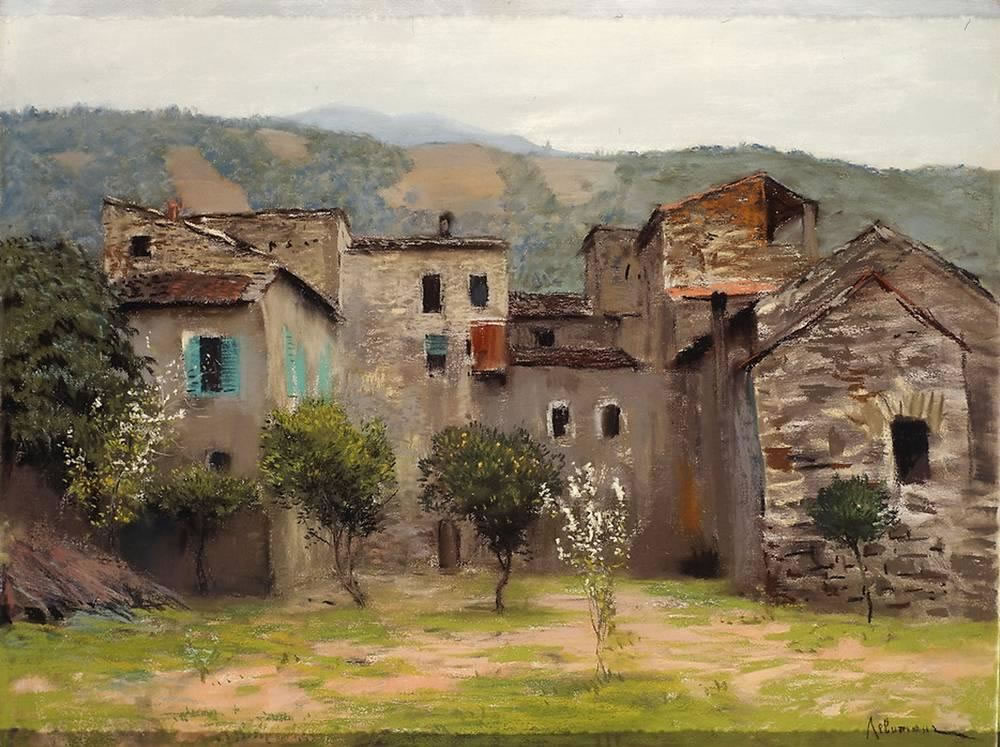 Исаак Левитан. Близ Бордигеры. На севере Италии. 1890.
