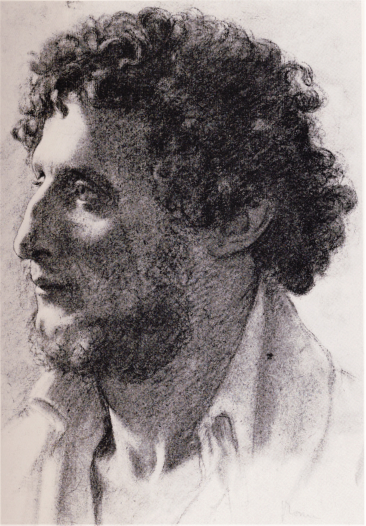 Эдгар Дега. "Портрет итальянца". 1856.