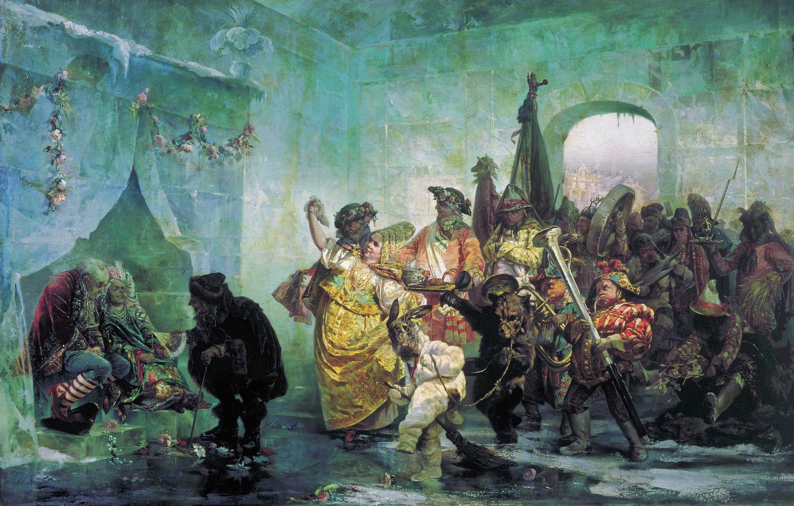 Валерий Якоби. "Ледяной дом". 1878.
