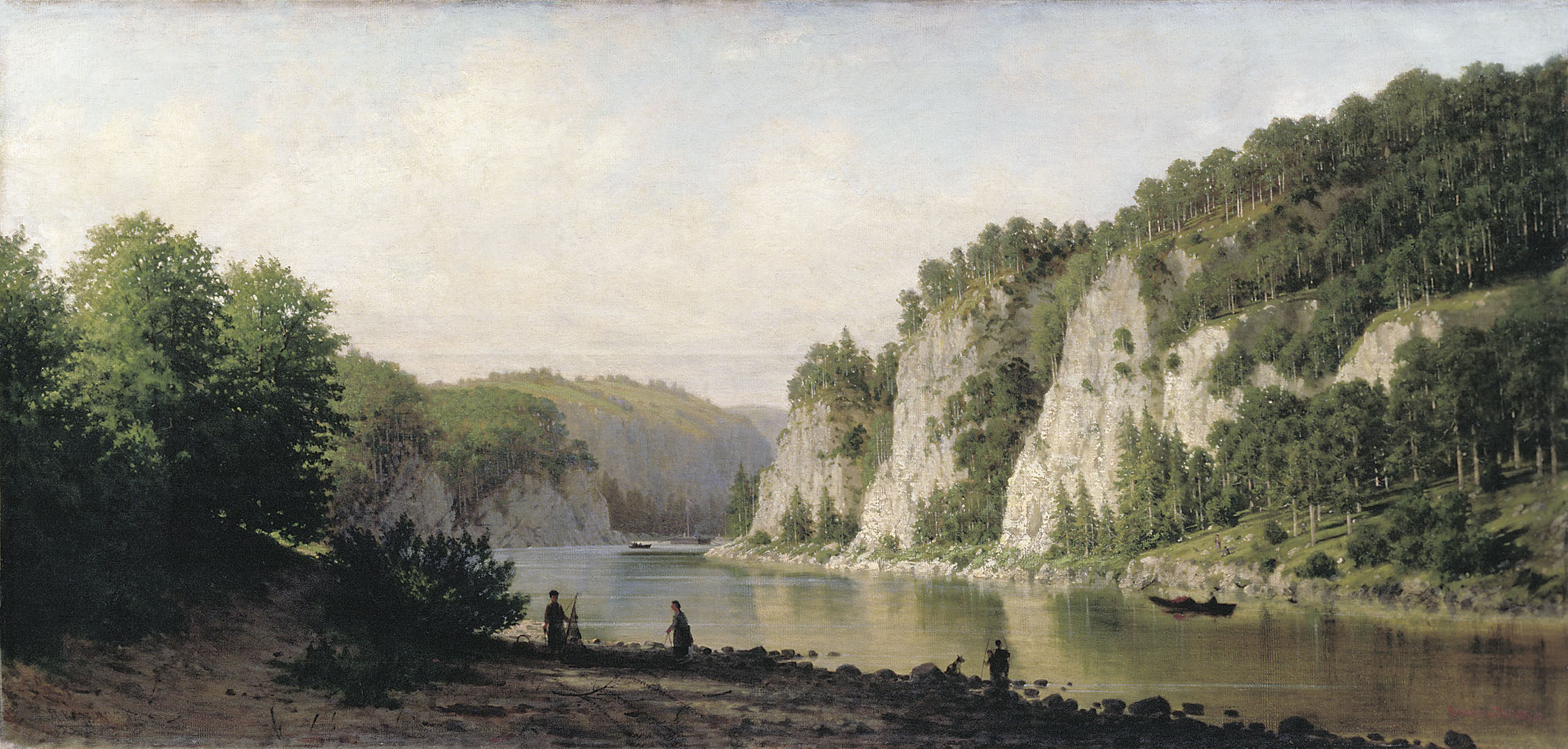Пётр верещагин. Камень Писанный на реке Чусовой. 1877.