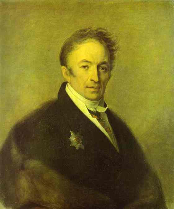 Алексей Венецианов. Н. М. карамзин. 1828.