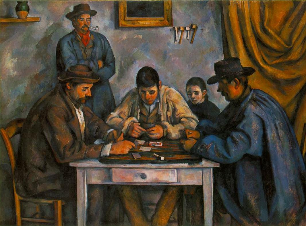 Поль Сезанн. "Картёжники". 1890-1892.